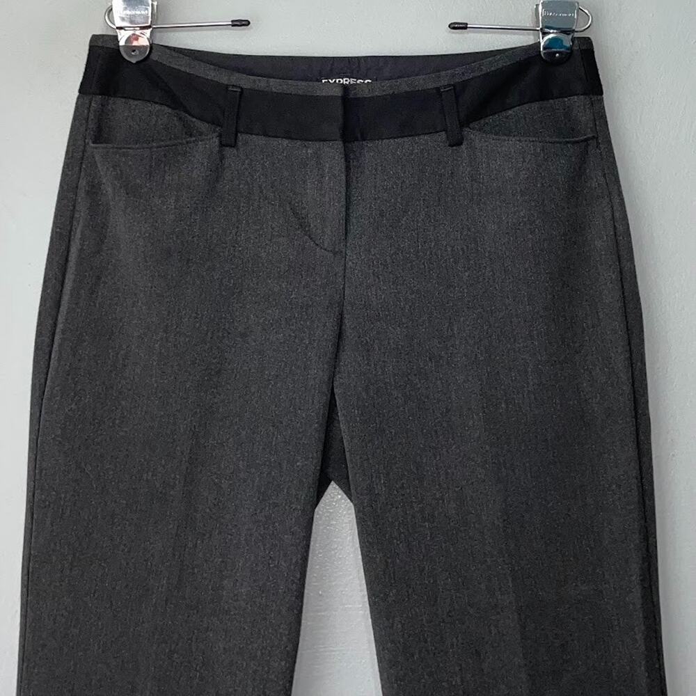 Express Editor Low Rise Size 6 Charcoal Gray Dres… - image 2